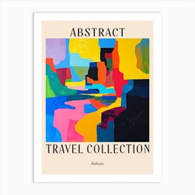 Abstract Travel Collection Poster Bahrain 1 Art Print