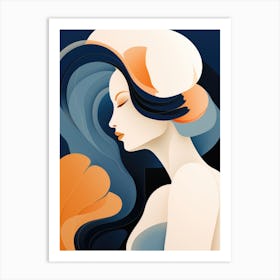 Woman In A Hat 27 Art Print