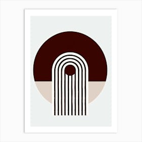 Belgrade Abstract Design Minimalist Bauhaus Art Print