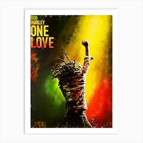 bob marley One Love Art Print