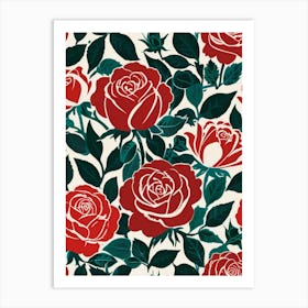 William Morris Roses 1 Art Print