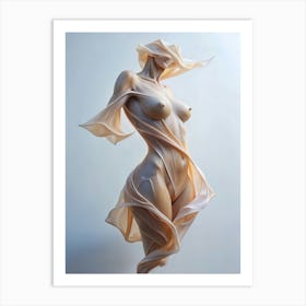 Fluid Sculpture Art Print