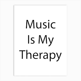 Music Quote 1 Art Print