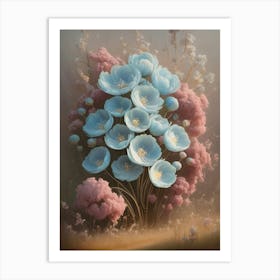 Blue Poppies 2 Art Print