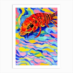 Slipper Lobster Matisse Inspired Art Print
