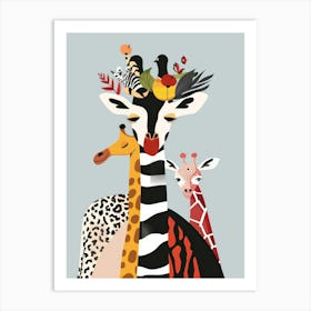 Giraffes 10 Art Print