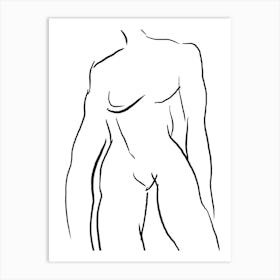 Nude Drawing Art Print Art Print