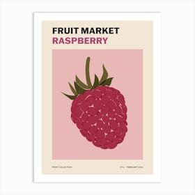 Fruit Market No. 4 Raspberry Art Print