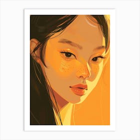 Portrait Of A Girl 13 Art Print