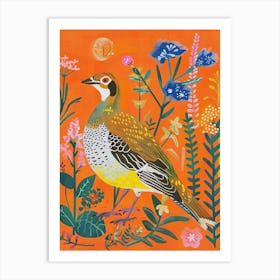 Spring Birds Grouse 1 Art Print