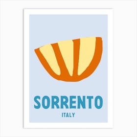 Sorrento, Italy, Graphic Style Poster 2 Art Print