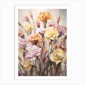 Fall Flower Painting Carnation 7 Art Print