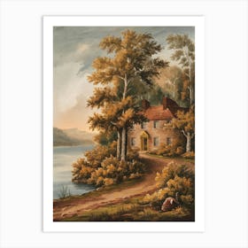 House By The Water Art Print