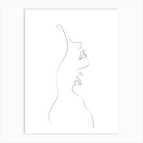 Portrait Of A Woman 1 Art Print