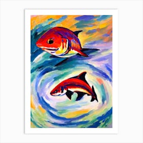 Requiem Shark Matisse Inspired Art Print