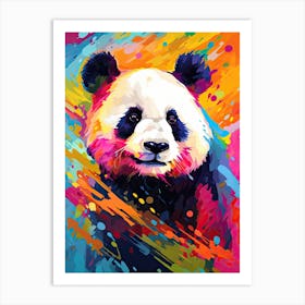 Panda Art In Fauvism Style 4 Art Print