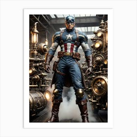 Captain America Art Print