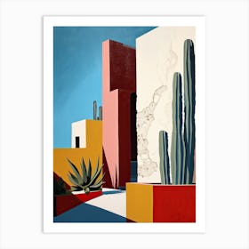 Mexicali Montage: Desert Dreams, Mexico Art Print