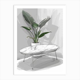 Coffee Table 1 Art Print