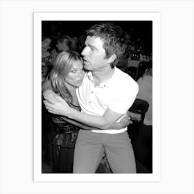 Kate Moss And Noel Gallagher Art Print