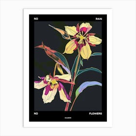 No Rain No Flowers Poster Hellebore 4 Art Print