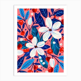 Floral Pattern 9 Art Print