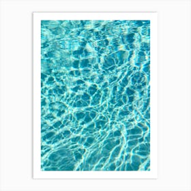 Water Ripples In A Pool Art Print