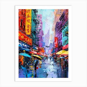 Hong Kong City Art Print