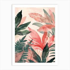 Tropical Leaves 120 Art Print