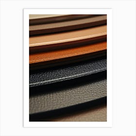 Leather Belts Art Print