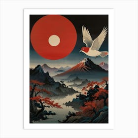 Bird In Flight Art Print