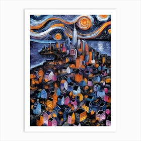 Starry Night 16 Art Print