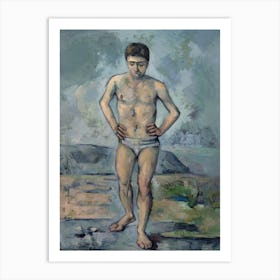 The Bather (1885), Paul Cézanne Art Print