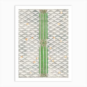 Geometric Floral Pattern, Shin Bijutsukai Art Print