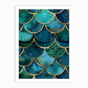 Mermaid Scales 3 Art Print