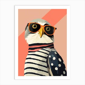 Little Falcon 2 Wearing Sunglasses Art Print