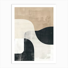 Abstract Tones Minimalist Style Art Print