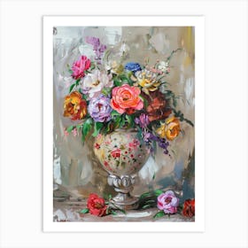 Flowers In A Vase 15 Art Print