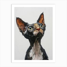 Cornish Rex Painting 3 Art Print