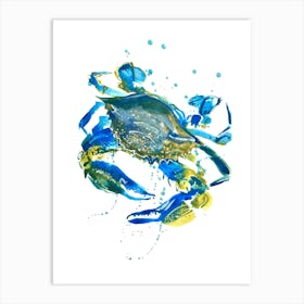 Blue Crab Art Print