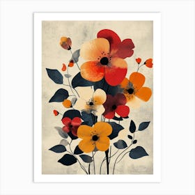 Flowers In A Vase 61 Art Print