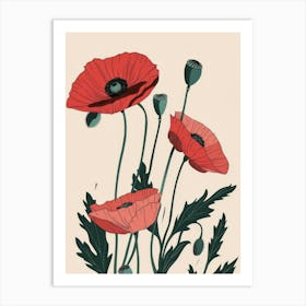 Poppies 46 Art Print