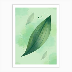 Green Leaf 1 Art Print