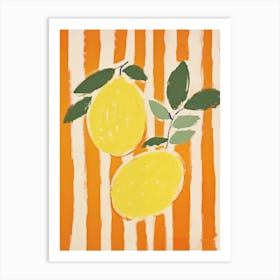 Lemons 1 Art Print