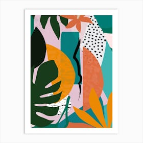 Tropical Leaves 3 Art Print