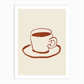 Cup Of Coffee Art Print