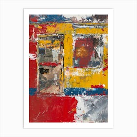 Red And Yellow Art Print