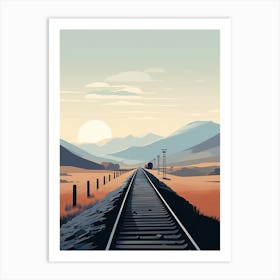 The West Highland Line Scotland 1 Hiking Trail Landscape Art Print