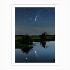Comet C/2020 F3 Neowise Art Print