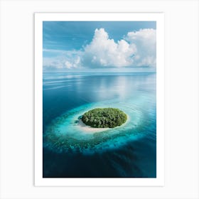 Island In The Middle Of The Ocean 4 Art Print